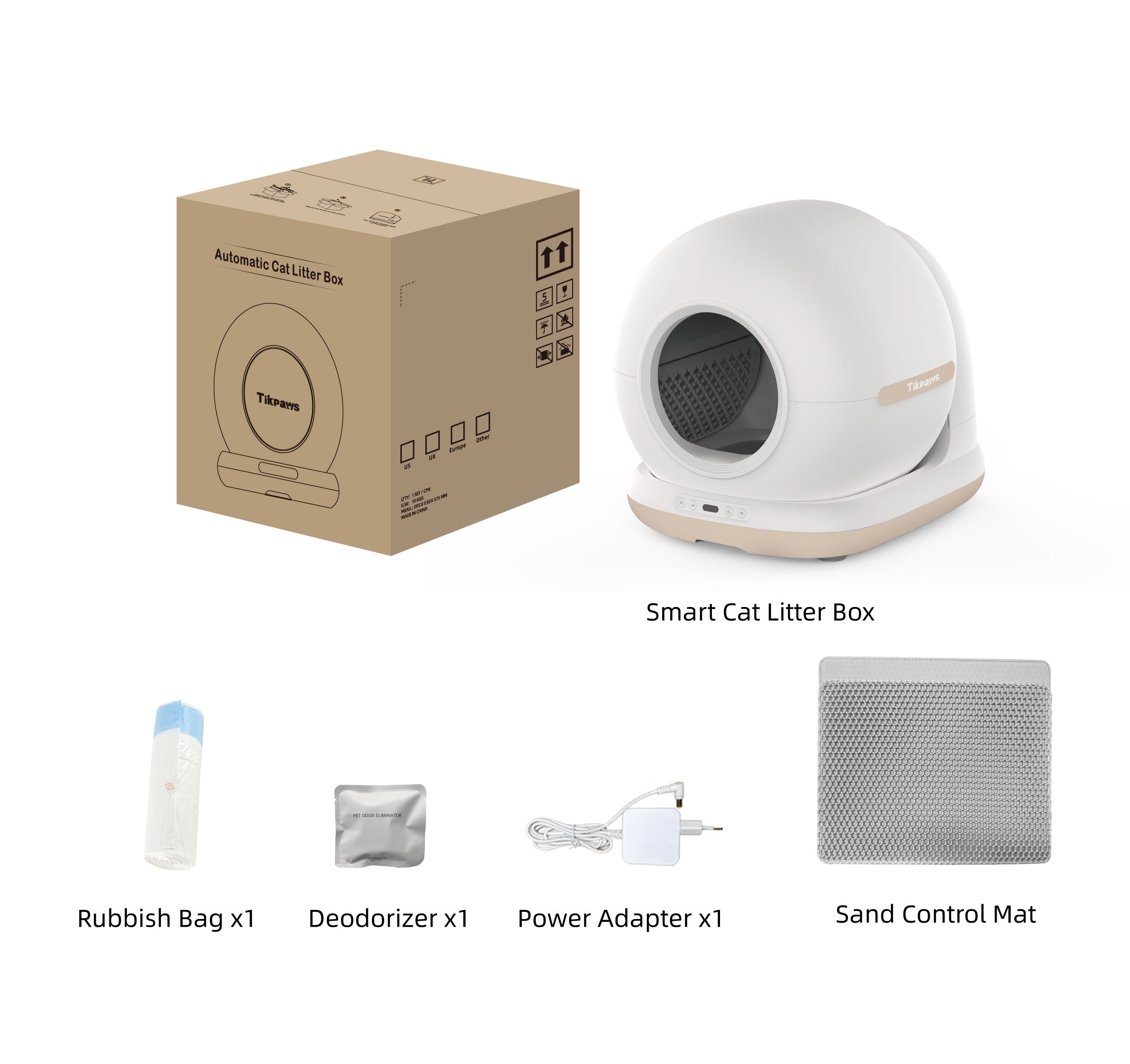 Smart cat litter box