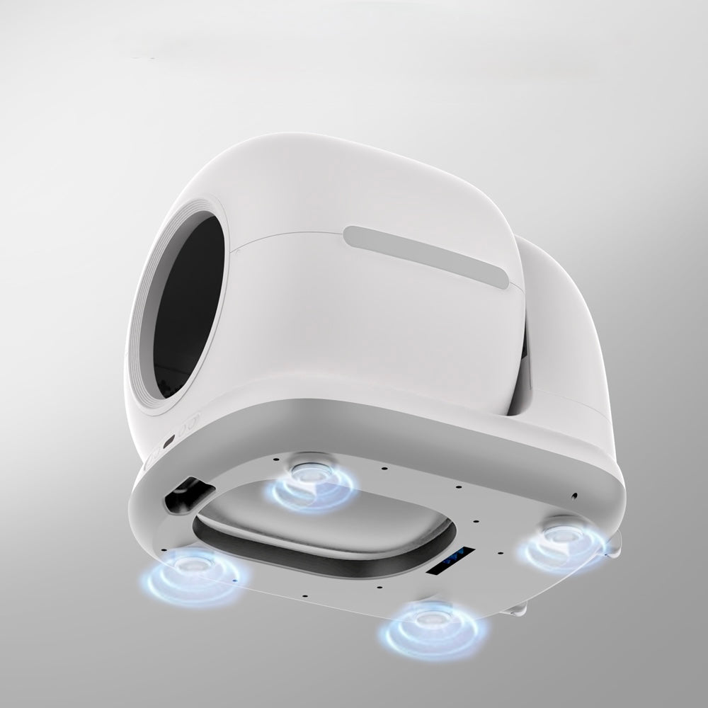 litière pour chat autonettoyant avec caméra 1080P HD