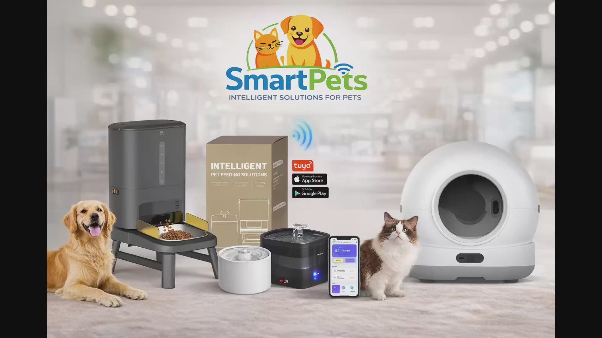 litière pour chat autonettoyant avec caméra 1080P HD
